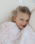Weighted Sensory Blanket with Waterproof Cover - Unicorn Fairy Floss