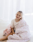 Weighted Sensory Blanket with Waterproof Cover - Unicorn Fairy Floss