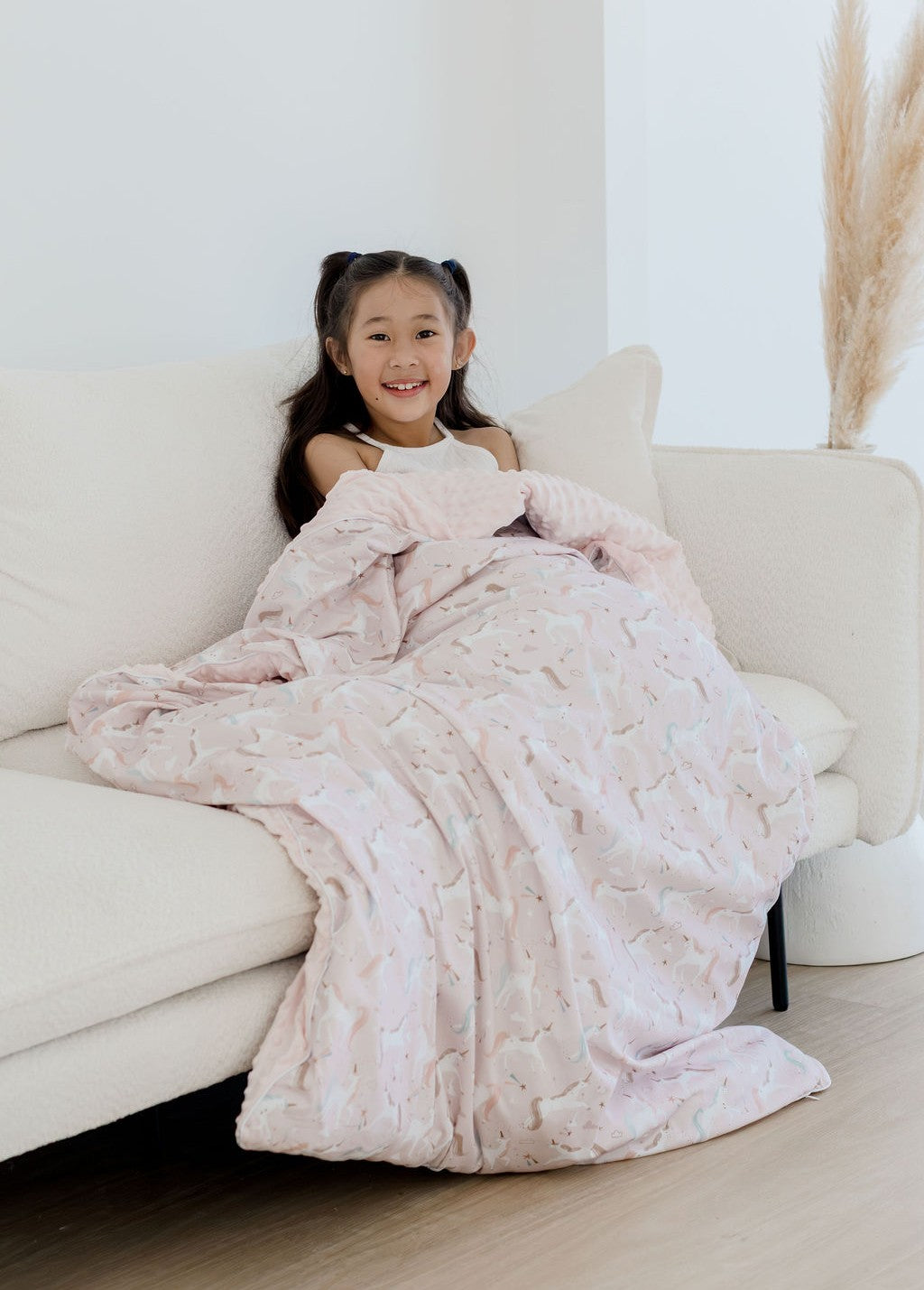 Weighted Sensory Blanket with Waterproof Cover - Unicorn Fairy Floss