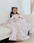 Weighted Sensory Blanket with Waterproof Cover - Unicorn Fairy Floss