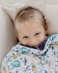 Weighted Sensory Blanket with Waterproof Cover - Wild Dinosaurs