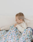 Weighted Sensory Blanket with Waterproof Cover - Wild Dinosaurs