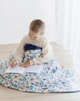 Weighted Sensory Blanket with Waterproof Cover - Wild Dinosaurs