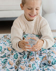 Weighted Sensory Blanket with Waterproof Cover - Wild Dinosaurs