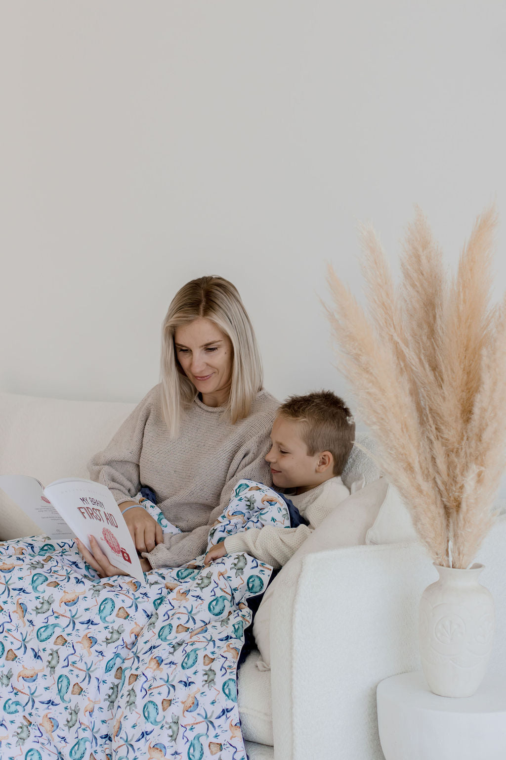 Weighted Sensory Blanket with Waterproof Cover - Wild Dinosaurs