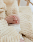 Knit Cotton Blanket | Cream