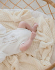 Knit Cotton Blanket | Cream