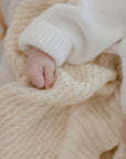 Knit Cotton Blanket | Cream