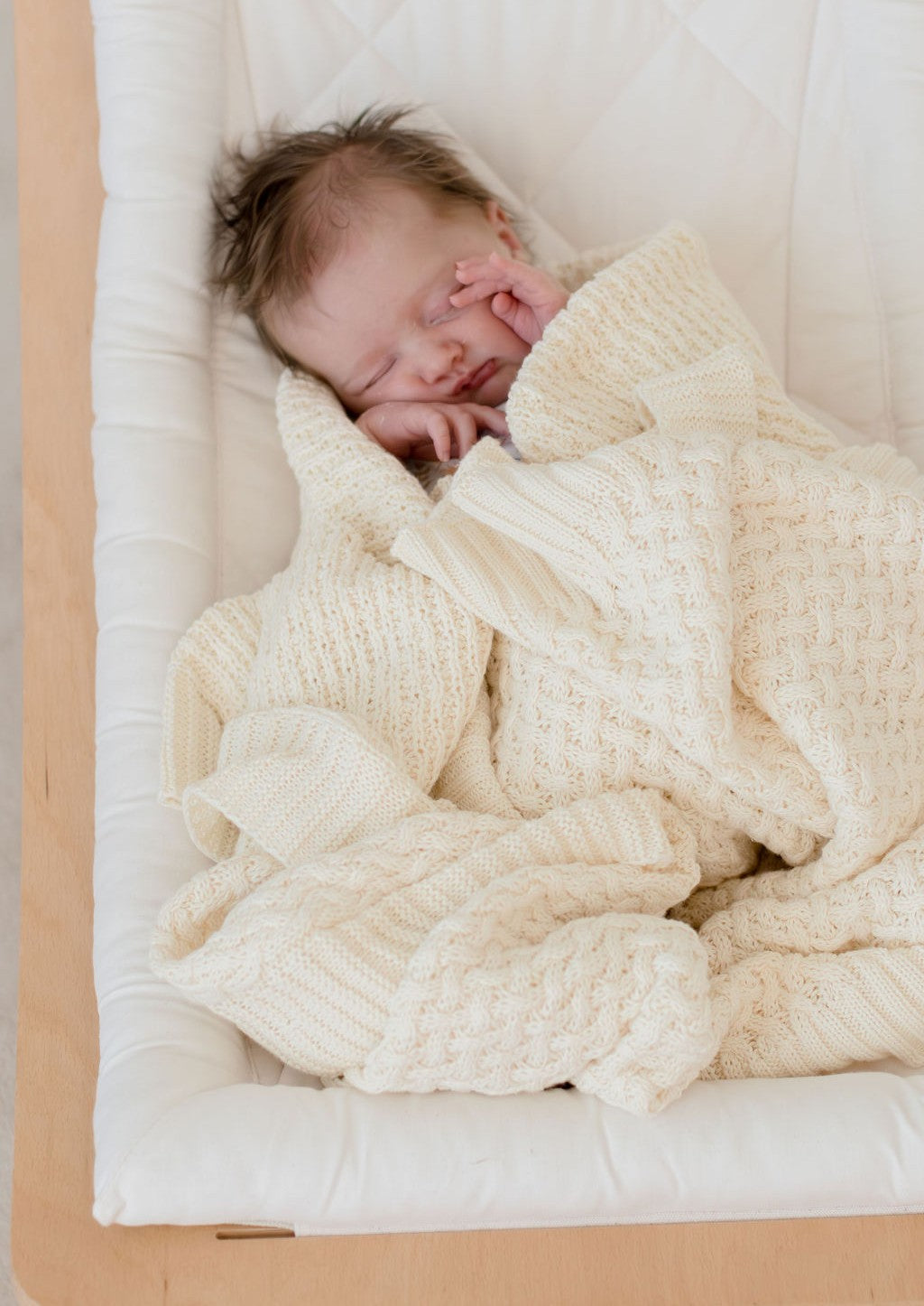 Knit Cotton Blanket | Cream