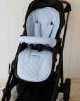 Universal Quilted Pram Liner | Dusty Sky Blue PRE-ORDER