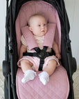 Universal Quilted Pram Liner | Dusty Mauve
