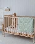 Quilted Snuggle Blanket | Fern
