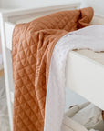 Quilted Snuggle Blanket | Chestnut