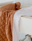 Quilted Snuggle Blanket | Chestnut