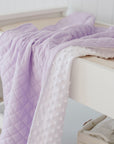 Quilted Snuggle Blanket | Lavender Haze