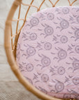 Waterproof Fitted Bassinet Sheet | Pink Dreamcatchers