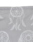 Waterproof Cot Sheet | Grey Dreamcatchers