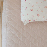 Waterproof Fitted Sheet | Lullaby Pink