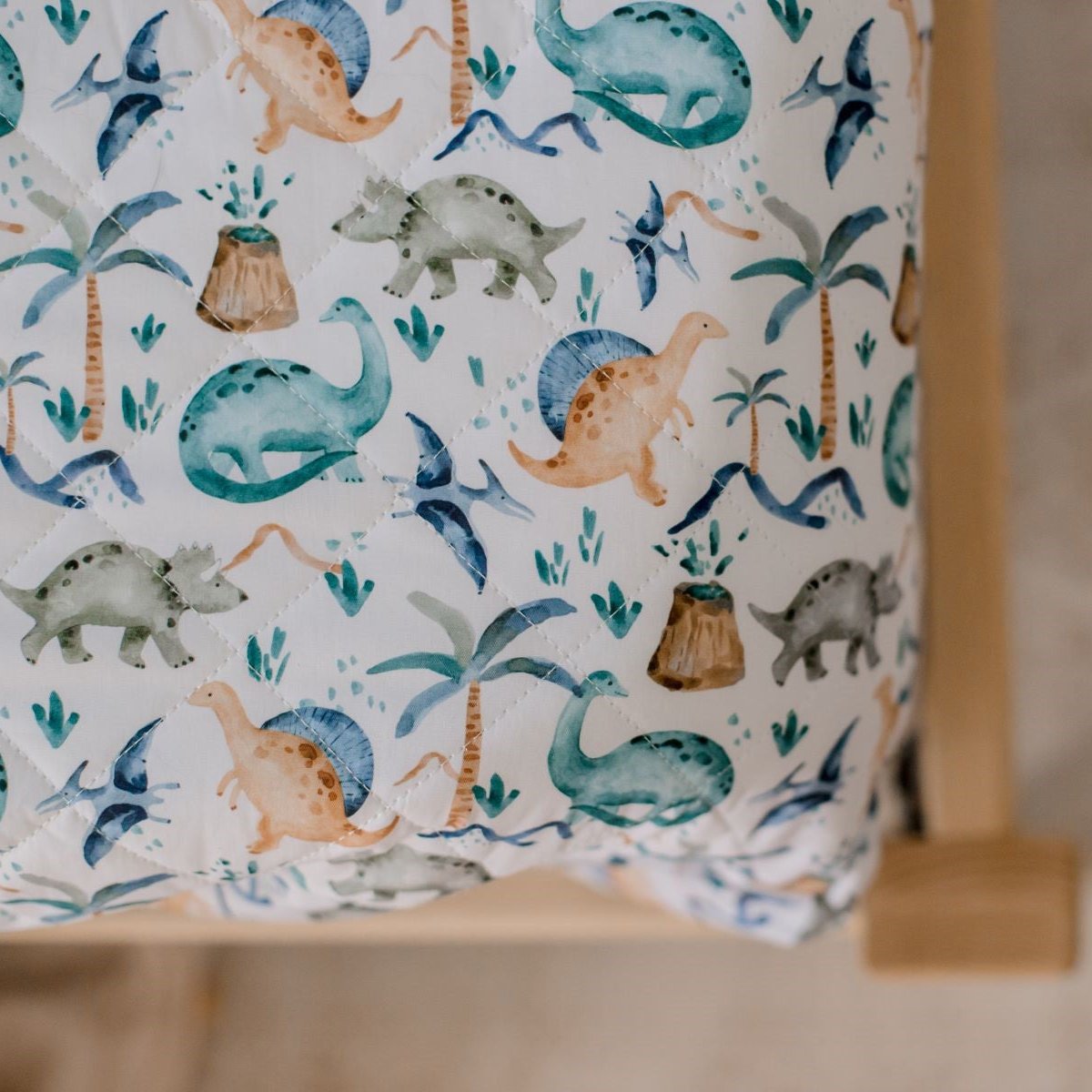 Waterproof Fitted Sheet | Wild Dinosaurs