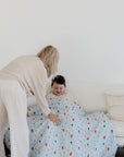 Weighted Sensory Blanket with Waterproof Cover - Things That Go