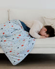 Weighted Sensory Blanket with Waterproof Cover - Things That Go