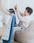 Weighted Sensory Blanket with Waterproof Cover - Things That Go
