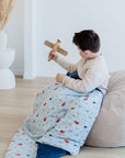 Weighted Sensory Blanket with Waterproof Cover - Things That Go