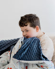 Weighted Sensory Blanket with Waterproof Cover - Things That Go