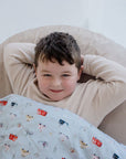 Weighted Sensory Blanket with Waterproof Cover - Things That Go