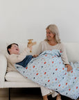 Weighted Sensory Blanket with Waterproof Cover - Things That Go