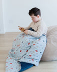 Weighted Sensory Blanket with Waterproof Cover - Things That Go