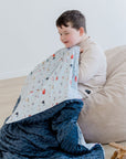 Weighted Sensory Blanket with Waterproof Cover - Things That Go