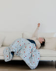 Weighted Sensory Blanket with Waterproof Cover - Things That Go