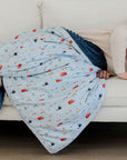Weighted Sensory Blanket with Waterproof Cover - Things That Go