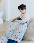 Weighted Sensory Blanket with Waterproof Cover - Things That Go