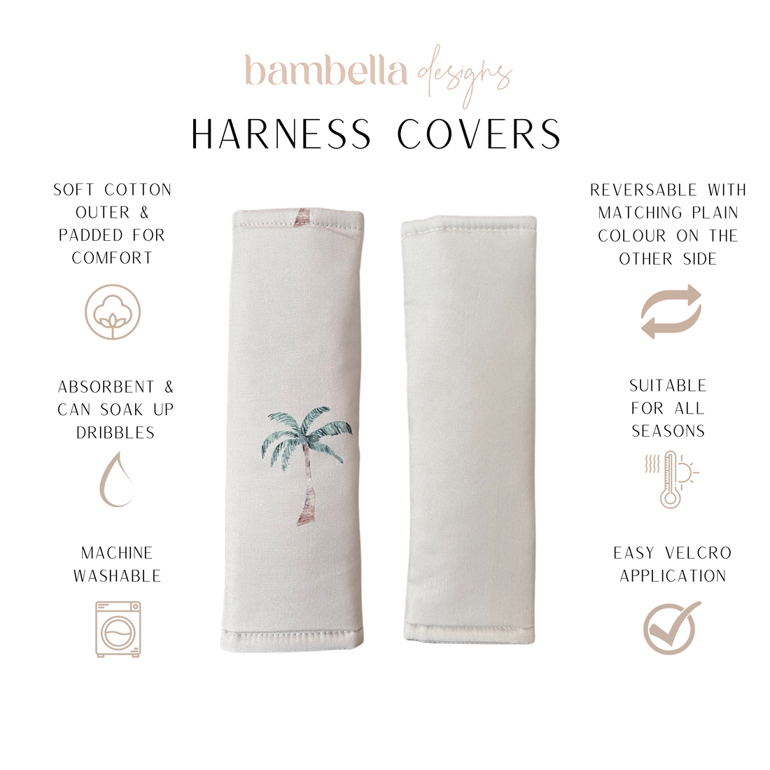 Harness Covers | Malibu Sand