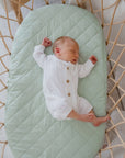 Waterproof Fitted Bassinet Sheet | Fern