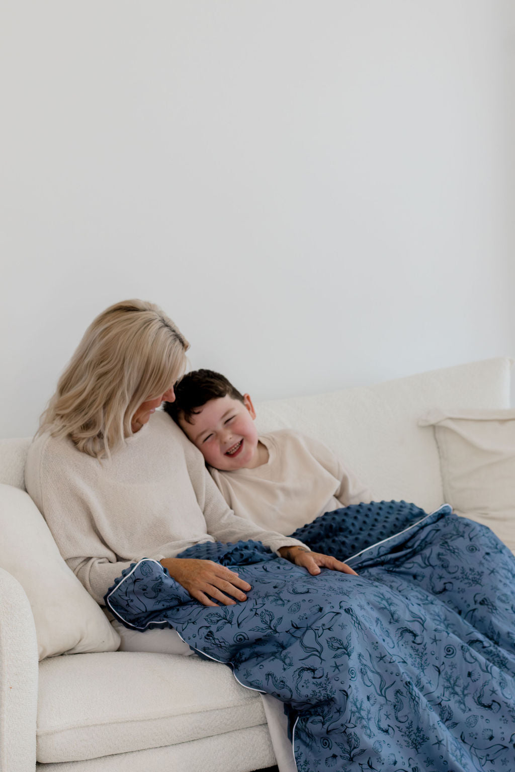 Weighted Sensory Blanket with Waterproof Cover - Under the Sea