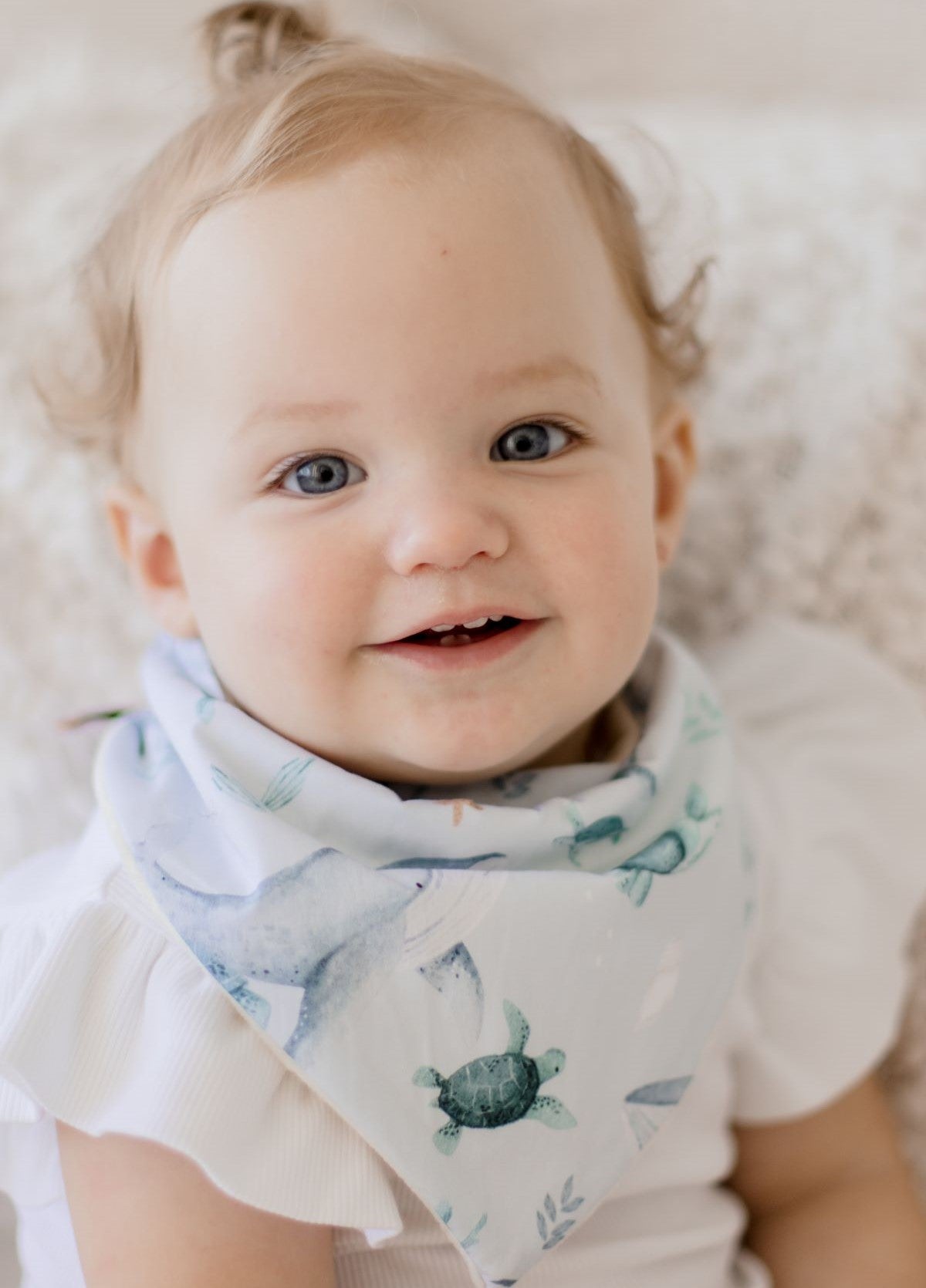 Bandana Bibs 2 Pack | Turtle Bay &amp; Dusty Blue