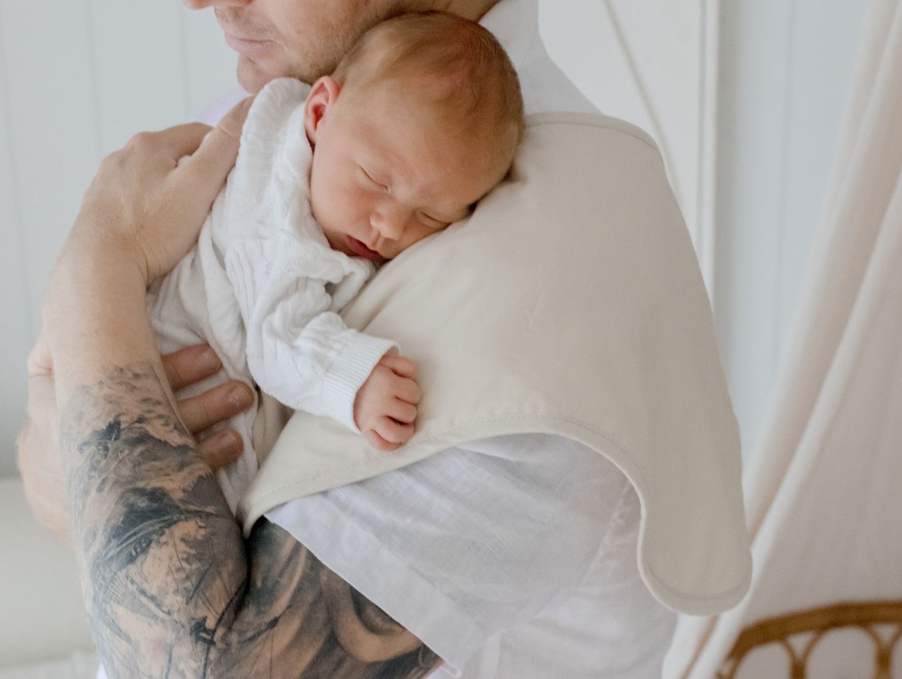 Burp Cloth 2 Pack | Bear in There &amp; Oat