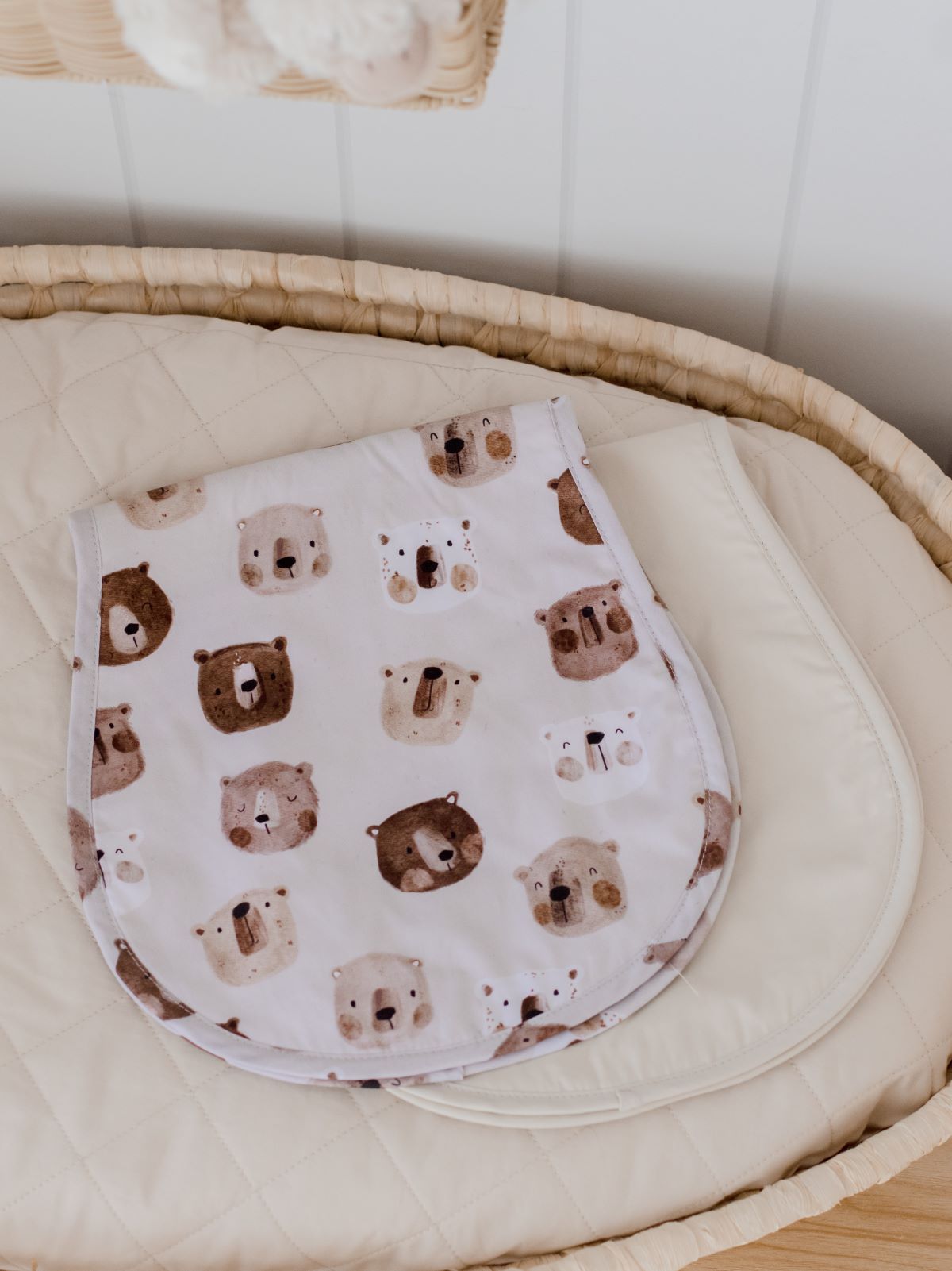 Burp Cloth 2 Pack | Bear in There &amp; Oat
