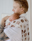 Burp Cloth 2 Pack | Bear in There & Oat