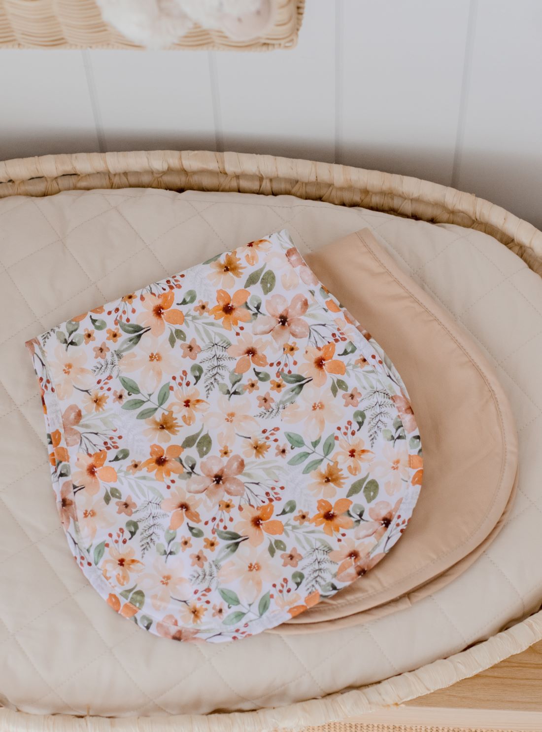 Burp Cloth 2 Pack | Bloom &amp; Nude