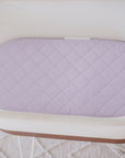 Small Oval/Moses Fitted Waterproof Sheet | Lavender Haze