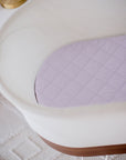 Small Oval/Moses Fitted Waterproof Sheet | Lavender Haze