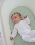 Small Oval/Moses Fitted Waterproof Sheet | Fern