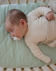 Small Oval/Moses Fitted Waterproof Sheet | Fern
