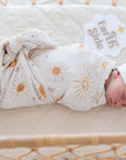 Bamboo Cotton Muslin Swaddle | Bohemian Sunshine