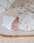 Bamboo Cotton Muslin Swaddle | Bohemian Sunshine