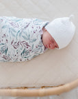 Bamboo Cotton Muslin Swaddle | Botanical